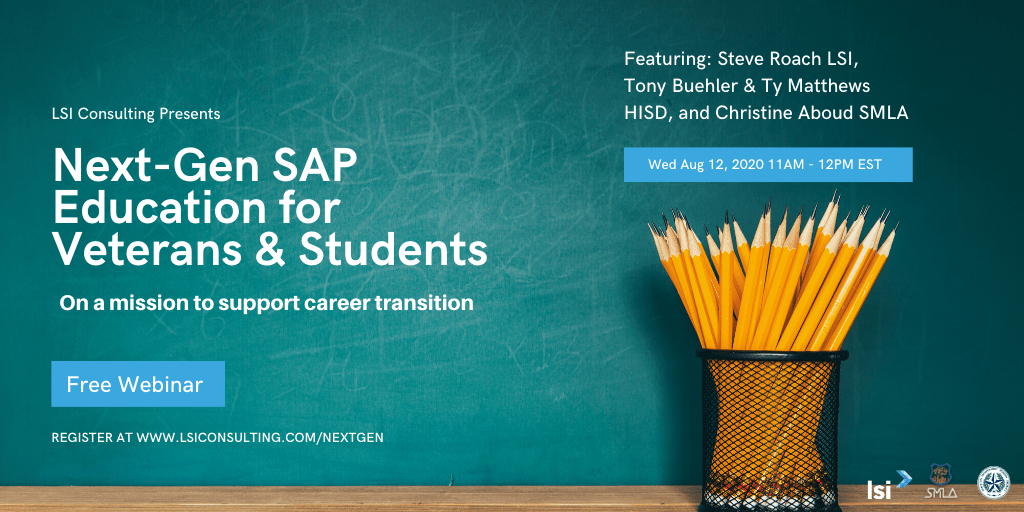 NextGen SAP Education for Veterans & Students